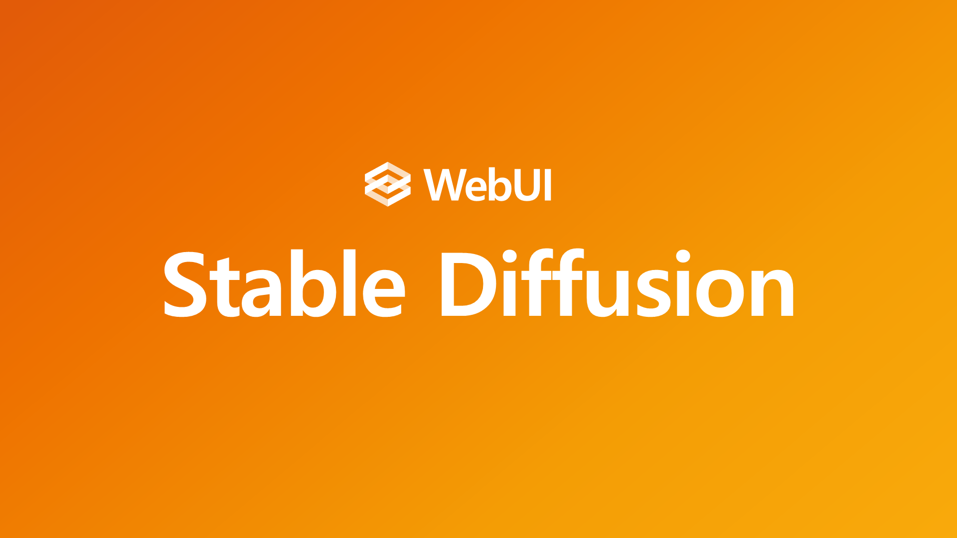 WebUI Stable Diffusion 설치 및 다운